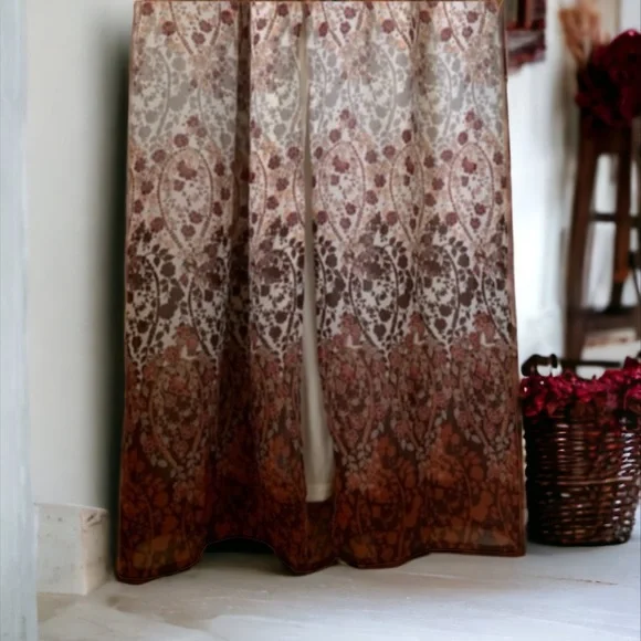 Love Reign Floral Boho 1/2 Bell Sleeve Maxi Dress  Size X SMALL - Picture 8 of 12